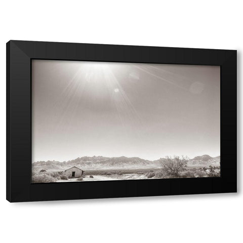 Southwestern Sun Black Modern Wood Framed Art Print by Larson, Nathan