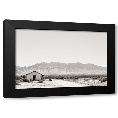 The Sun and All Black Modern Wood Framed Art Print with Double Matting by Larson, Nathan