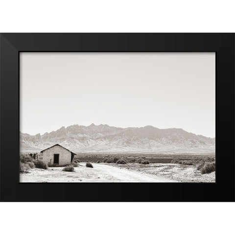 The Sun and All Black Modern Wood Framed Art Print by Larson, Nathan