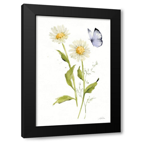 Wild for Wildflowers IV Black Modern Wood Framed Art Print by Pete, Katrina