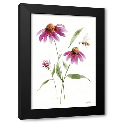 Wild for Wildflowers V Black Modern Wood Framed Art Print with Double Matting by Pete, Katrina