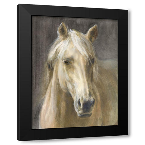 Palomino Black Modern Wood Framed Art Print with Double Matting by Nai, Danhui