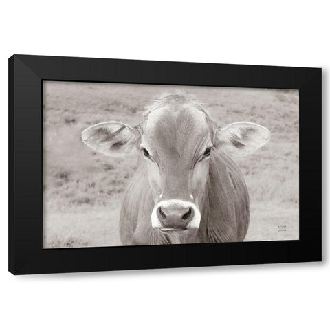 Dairy Barn Neutral Black Modern Wood Framed Art Print with Double Matting by Larson, Nathan