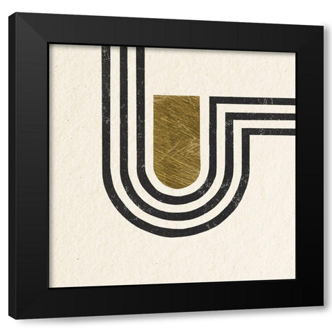 Path I Black Modern Wood Framed Art Print by Hershey, Moira