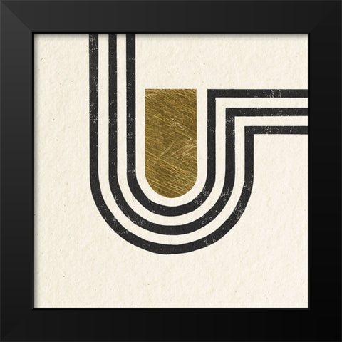 Path I Black Modern Wood Framed Art Print by Hershey, Moira