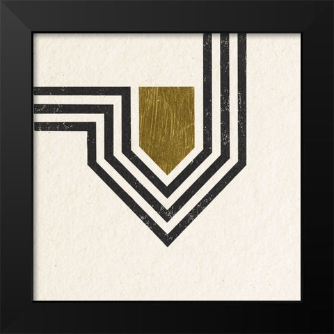 Path III Black Modern Wood Framed Art Print by Hershey, Moira