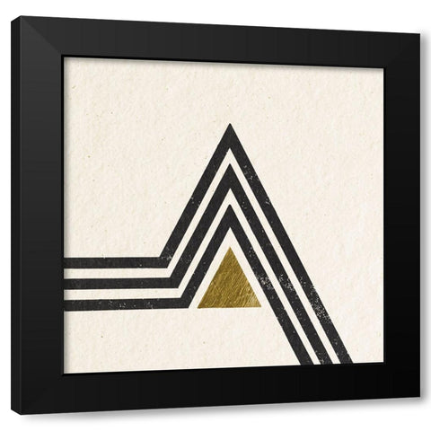 Path IV Black Modern Wood Framed Art Print by Hershey, Moira