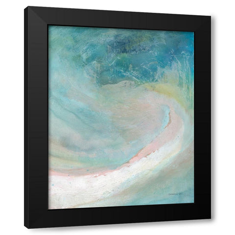 Cove Diptych II Black Modern Wood Framed Art Print by Nai, Danhui