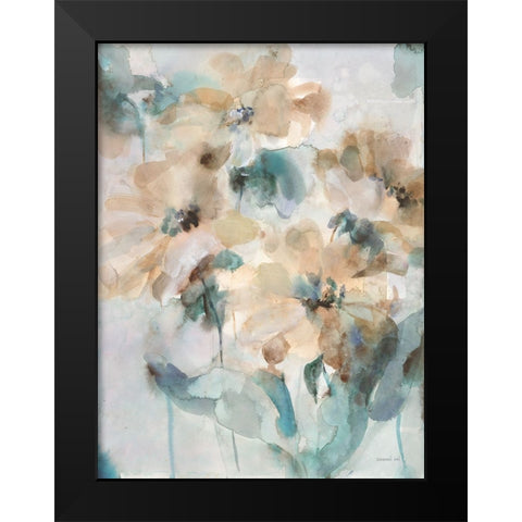 Sensation III Black Modern Wood Framed Art Print by Nai, Danhui