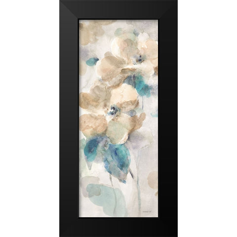 Sensation IV Black Modern Wood Framed Art Print by Nai, Danhui