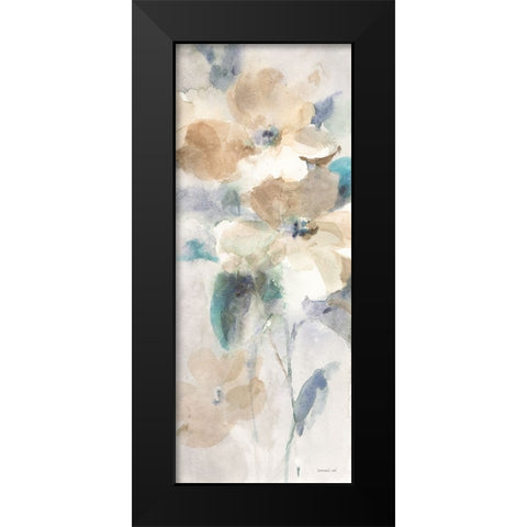 Sensation V Black Modern Wood Framed Art Print by Nai, Danhui