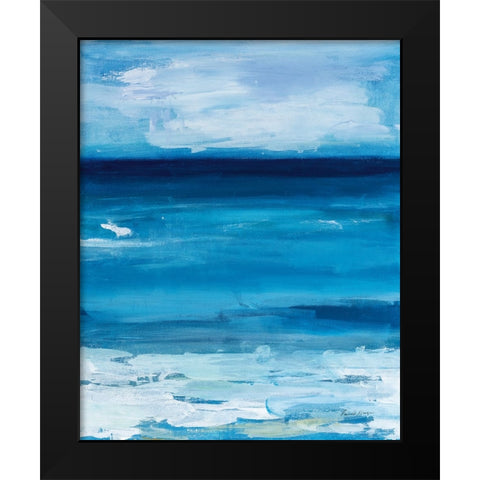 Ocean Life Black Modern Wood Framed Art Print by Munger, Pamela