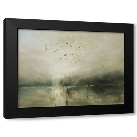 Evening Flight Black Modern Wood Framed Art Print by Purinton, Julia