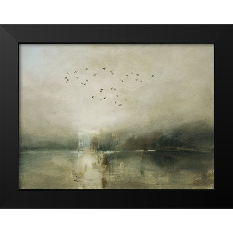 Evening Flight Black Modern Wood Framed Art Print by Purinton, Julia