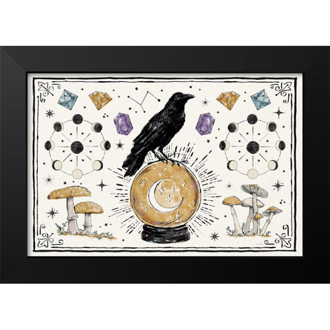 Mystic Moon I Black Modern Wood Framed Art Print by Tavoletti, Anne