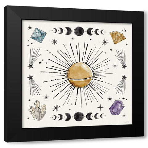 Mystic Moon VII Black Modern Wood Framed Art Print by Tavoletti, Anne