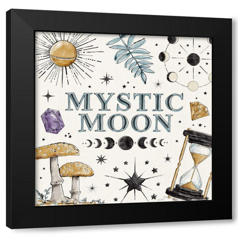 Mystic Moon VIII Black Modern Wood Framed Art Print by Tavoletti, Anne