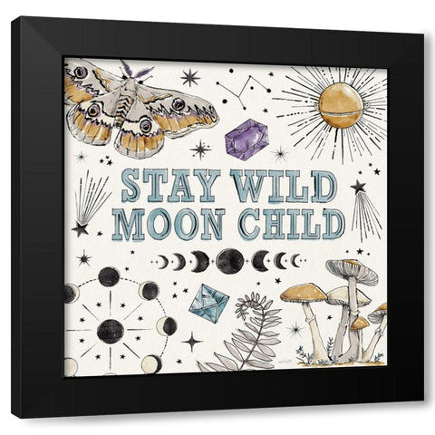 Mystic Moon IX Black Modern Wood Framed Art Print by Tavoletti, Anne