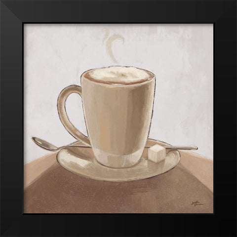 Coffee and Co IV Neutral Black Modern Wood Framed Art Print by Penner, Janelle