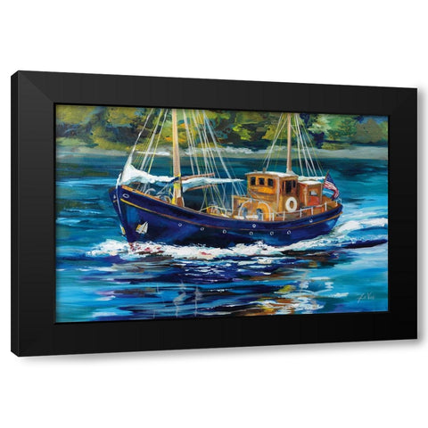 Heading to the Show Black Modern Wood Framed Art Print with Double Matting by Vertentes, Jeanette