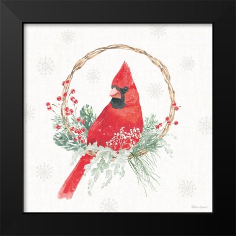 Christmas Charm VI Black Modern Wood Framed Art Print by Grove, Beth