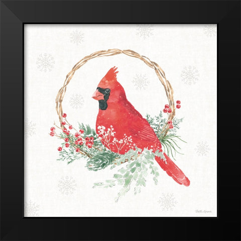 Christmas Charm VII Black Modern Wood Framed Art Print by Grove, Beth