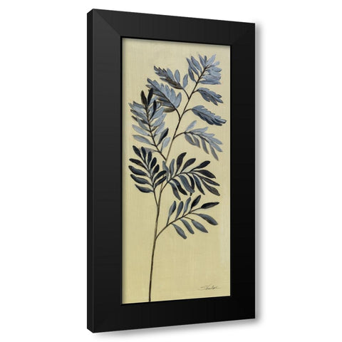 Tall Fern I Black Modern Wood Framed Art Print with Double Matting by Vassileva, Silvia