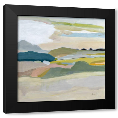 Foraging in the Spring Black Modern Wood Framed Art Print by Munger, Pamela