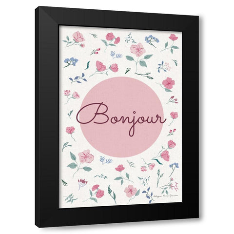 French Garden V Black Modern Wood Framed Art Print by Kucwaj-Tybur, Kasia