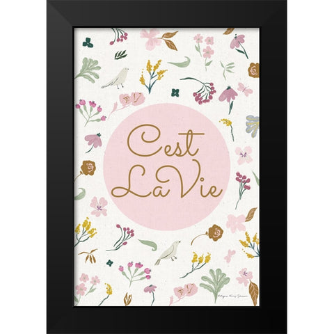 French Garden VII Black Modern Wood Framed Art Print by Kucwaj-Tybur, Kasia