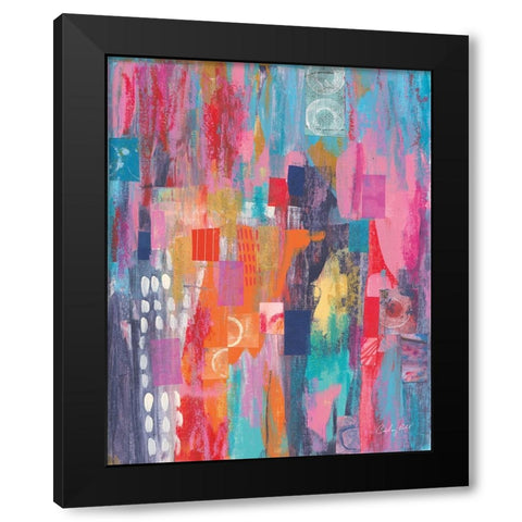 Confetti II Black Modern Wood Framed Art Print by Prahl, Courtney