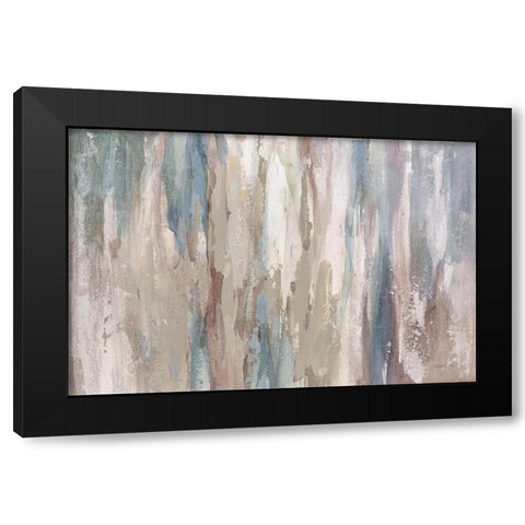 Riviera Neutral Black Modern Wood Framed Art Print with Double Matting by Nai, Danhui