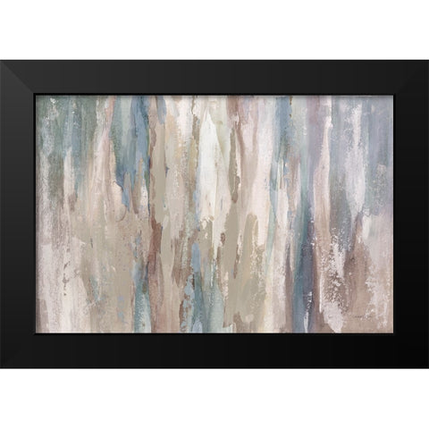 Riviera Neutral Black Modern Wood Framed Art Print by Nai, Danhui