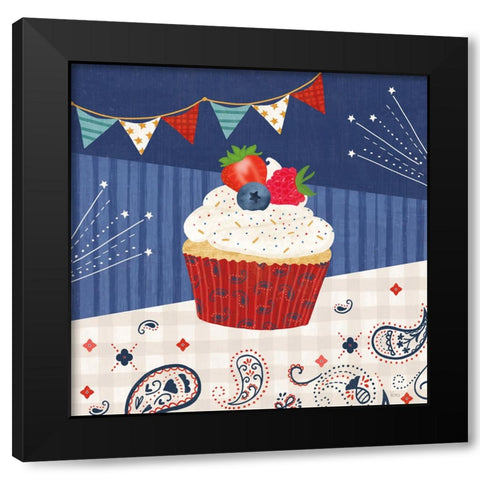 Sparkle and Shine II Black Modern Wood Framed Art Print with Double Matting by Charron, Veronique