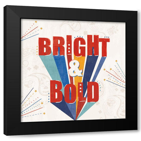 Sparkle and Shine V Black Modern Wood Framed Art Print with Double Matting by Charron, Veronique