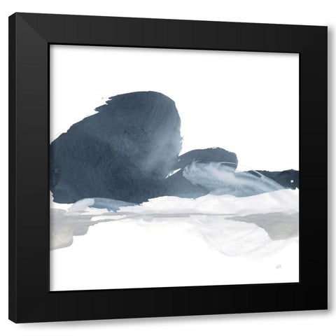 Abstracted Coastal I Black Modern Wood Framed Art Print by Paschke, Chris