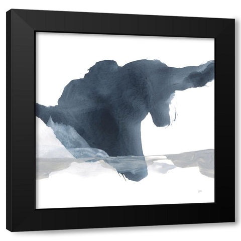 Abstracted Coastal II Black Modern Wood Framed Art Print by Paschke, Chris