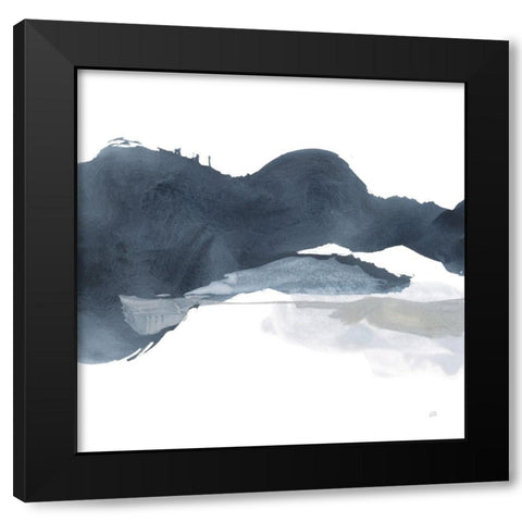 Abstracted Coastal III Black Modern Wood Framed Art Print by Paschke, Chris