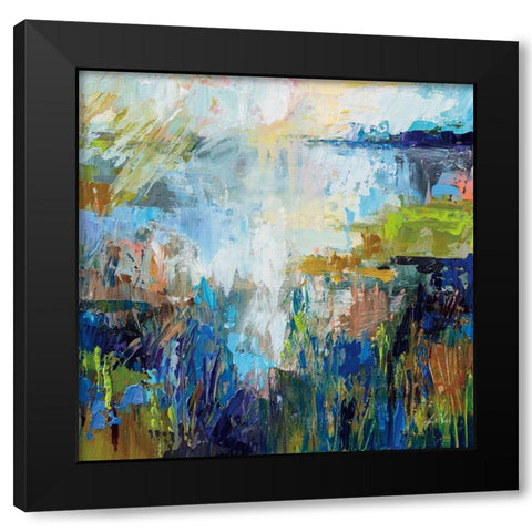 Journey Black Modern Wood Framed Art Print by Vertentes, Jeanette