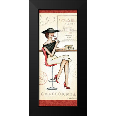 Wine Event II Black Modern Wood Framed Art Print by Laliberte, Andrea