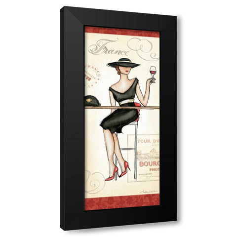 Wine Event III Black Modern Wood Framed Art Print with Double Matting by Laliberte, Andrea