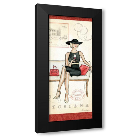 Wine Event IV Black Modern Wood Framed Art Print with Double Matting by Laliberte, Andrea