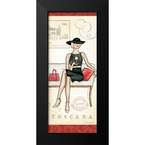 Wine Event IV Black Modern Wood Framed Art Print by Laliberte, Andrea