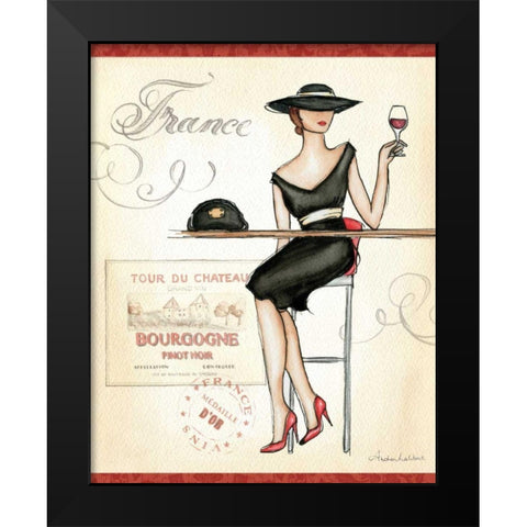 Wine Event III Black Modern Wood Framed Art Print by Laliberte, Andrea