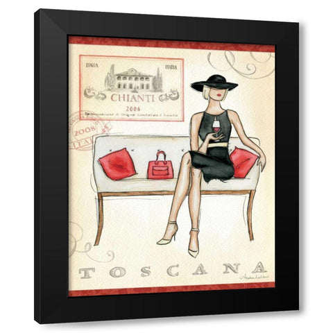 Wine Event IV Black Modern Wood Framed Art Print with Double Matting by Laliberte, Andrea