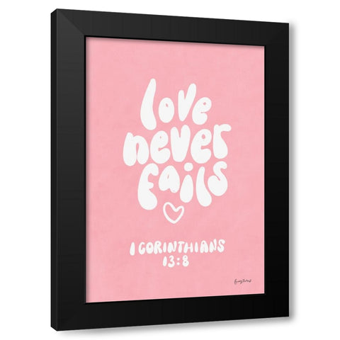 Good Word I Black Modern Wood Framed Art Print with Double Matting by Thorns, Becky