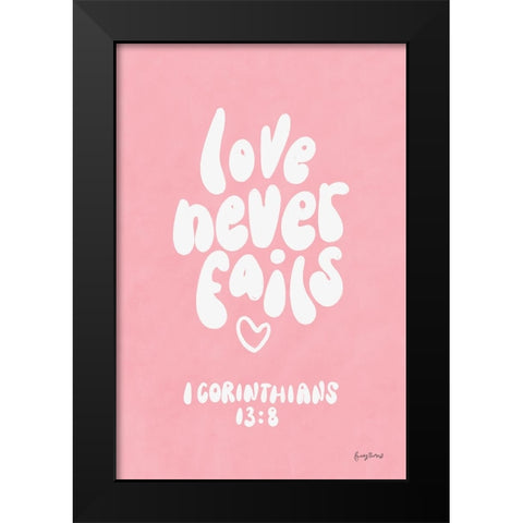 Good Word I Black Modern Wood Framed Art Print by Thorns, Becky