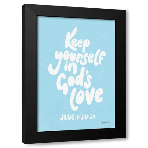 Good Words II Black Modern Wood Framed Art Print by Thorns, Becky