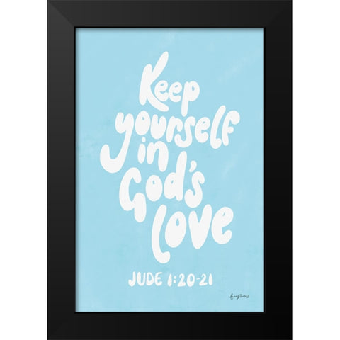 Good Words II Black Modern Wood Framed Art Print by Thorns, Becky