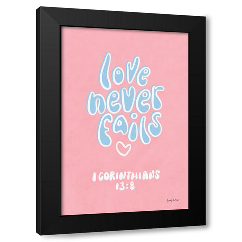 Good Words III Black Modern Wood Framed Art Print with Double Matting by Thorns, Becky